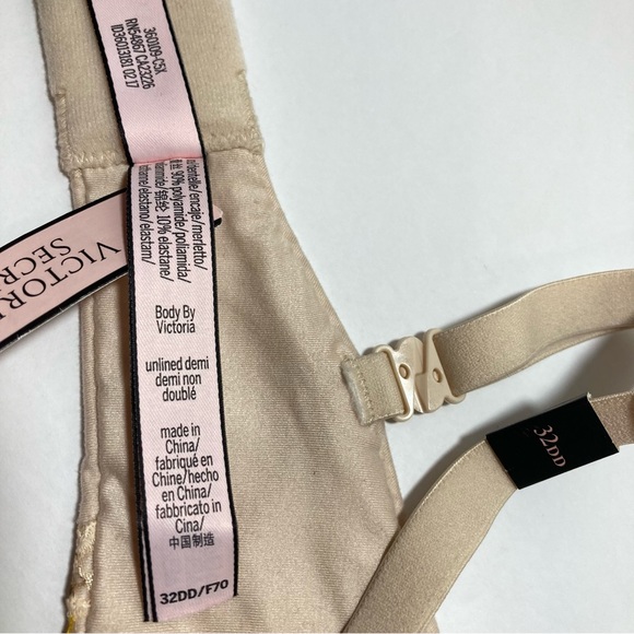 NWT VICTORIA’S SECRET 32DD BBV Unlined Demi Floral Lace Underwire Bra - Picture 11 of 13